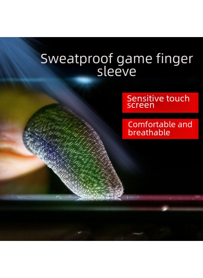 Running Volume Hand Game Finger Gloves Sweat-proof Touch Screen Breathable Applicable Chicken Eating Artifact King Walking Glory Advantage In Stock-Product Color:Carbon Fiber Finger Gloves (one Pair)  - Image 3