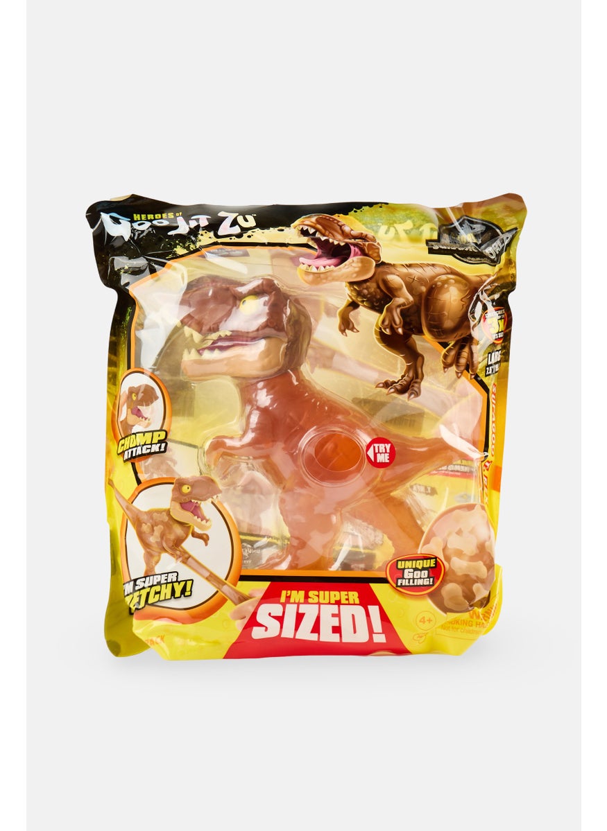 JURASSIC WORLD Heroes of Goo Jit Zu Jurassic World Large SupaGoo T Rex, Brown  - Image 1