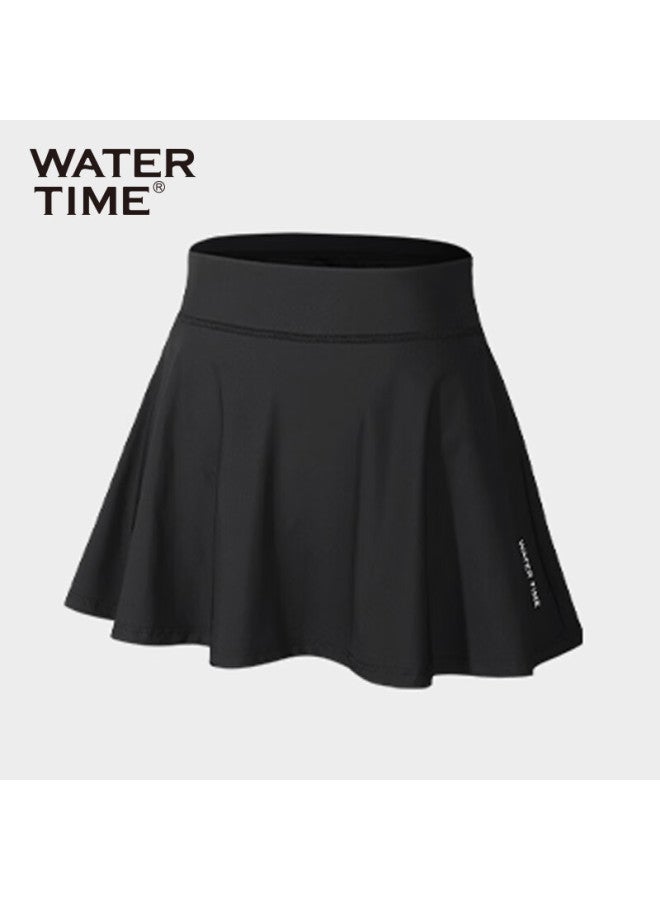 Watertime/shuichuan Women's Swimsuit, Sun Protection, Hooded, Two-piece, Long-sleeve, For Surfing, Hot Springs, And Jellyfish Suit, Skirt Style, Size M - Image 4
