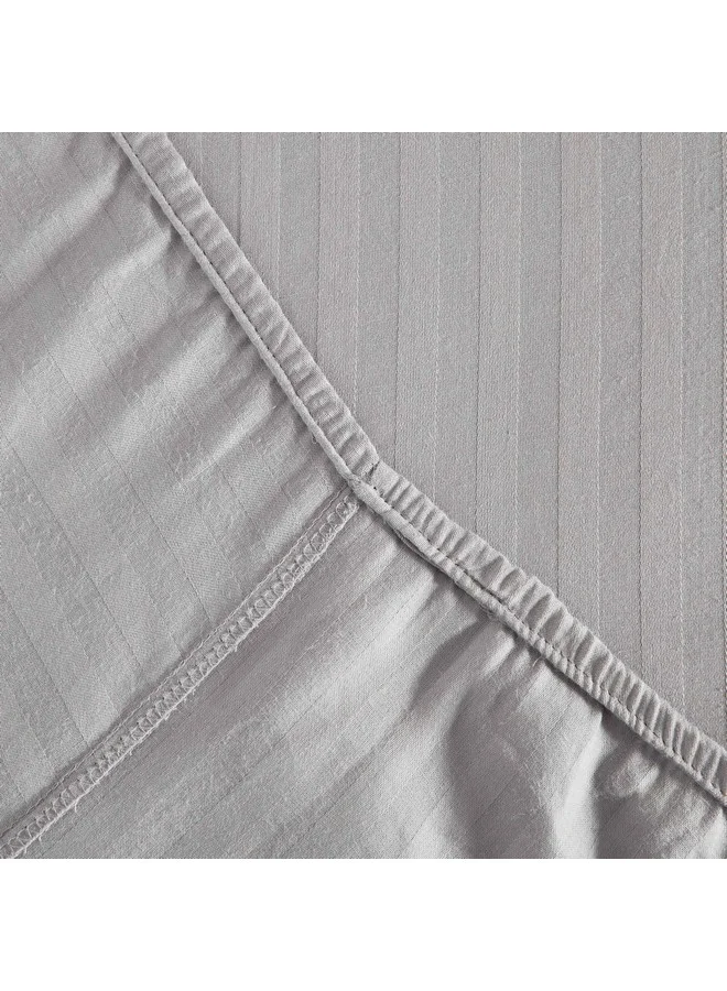 Home Box Hamilton Satin Stripe King Fitted Sheet 200 x 36 x 180 cm