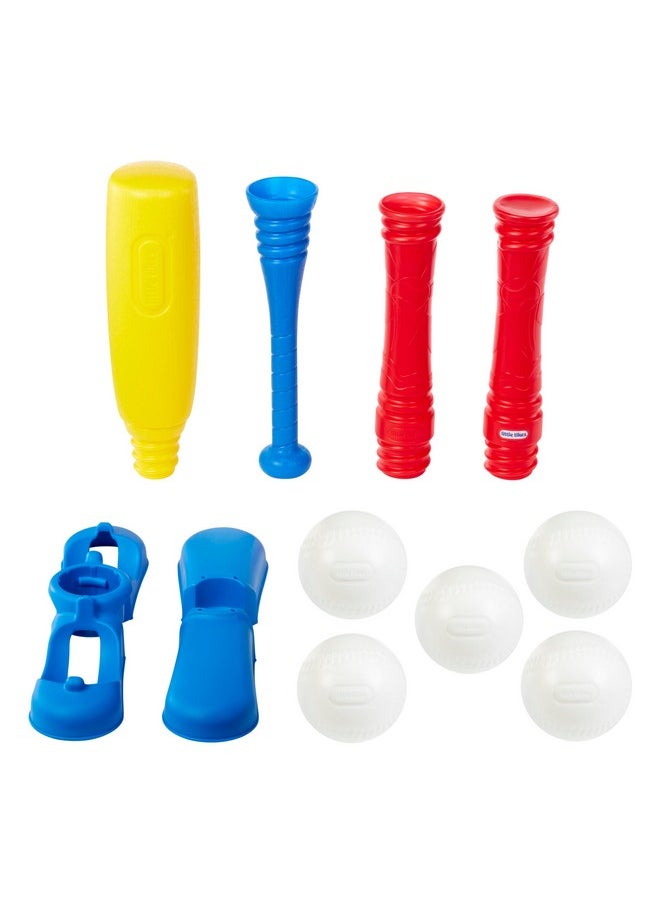 little tikes - Little Tikes T-Ball Set, Red, 5 Balls, for Toddlers Ages 18+ Months - Amazon Exclusive - Image 1