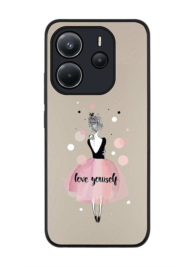 Stylizedd For Xiaomi Redmi Note 14 4G 4G Case,Slim fit Camera Protection, Shockproof Thin Phone cover  - Love Yourself  - Image 1