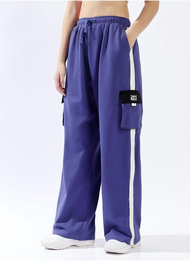 Hubberholme Women Relaxed Fit Pure Cotton Cargos Tracks  - Image 3