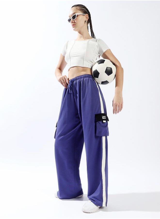 Hubberholme Women Relaxed Fit Pure Cotton Cargos Tracks  - Image 1