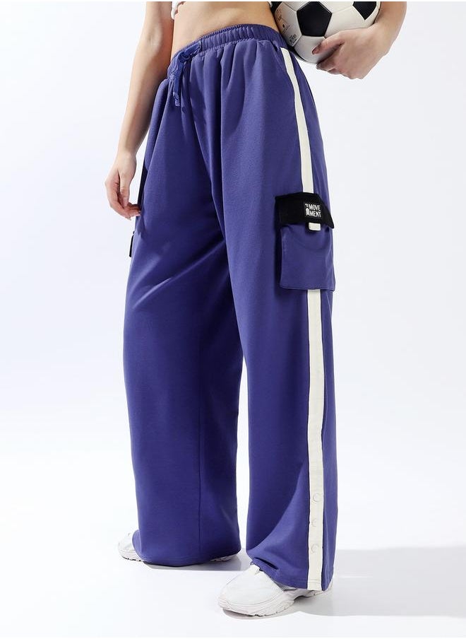 Hubberholme Women Relaxed Fit Pure Cotton Cargos Tracks  - Image 2