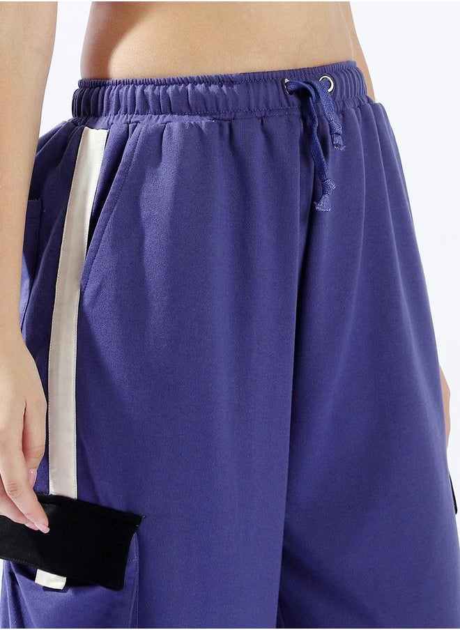 Hubberholme Women Relaxed Fit Pure Cotton Cargos Tracks  - Image 4