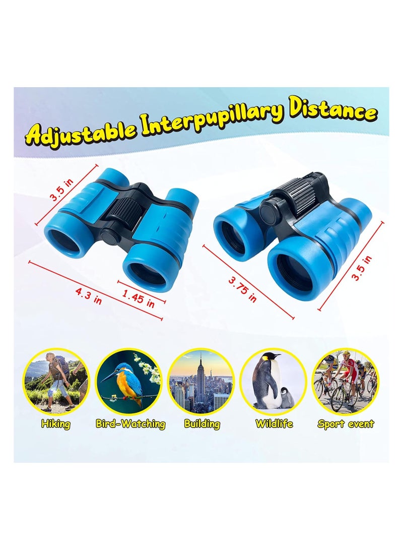 Binoculars for Kids Toys Gifts for Age 3, 4, 5, 6, 7, 8, 9, 10+ Years Old Boys Girls Kids Telescope Outdoor Toys for Sports and Outside Play, Bird Watching, Birthday Presents(Blue)  - Image 3