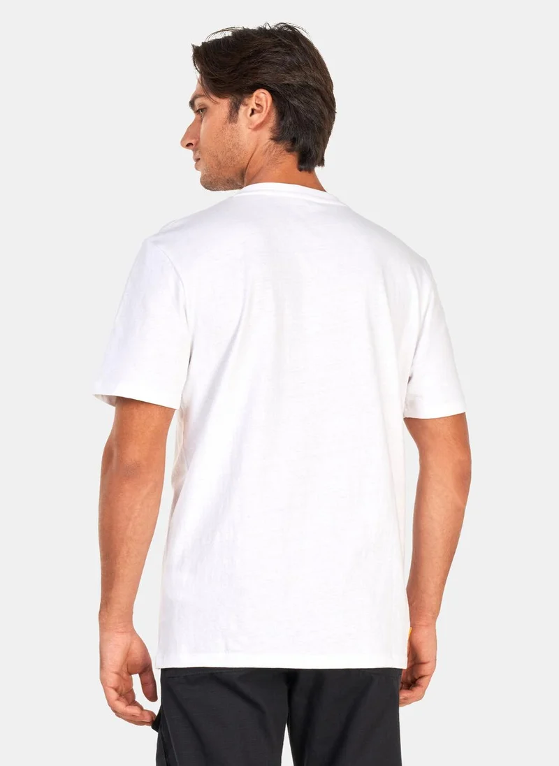 Timberland Men's Heavyweight Logo T-Shirt