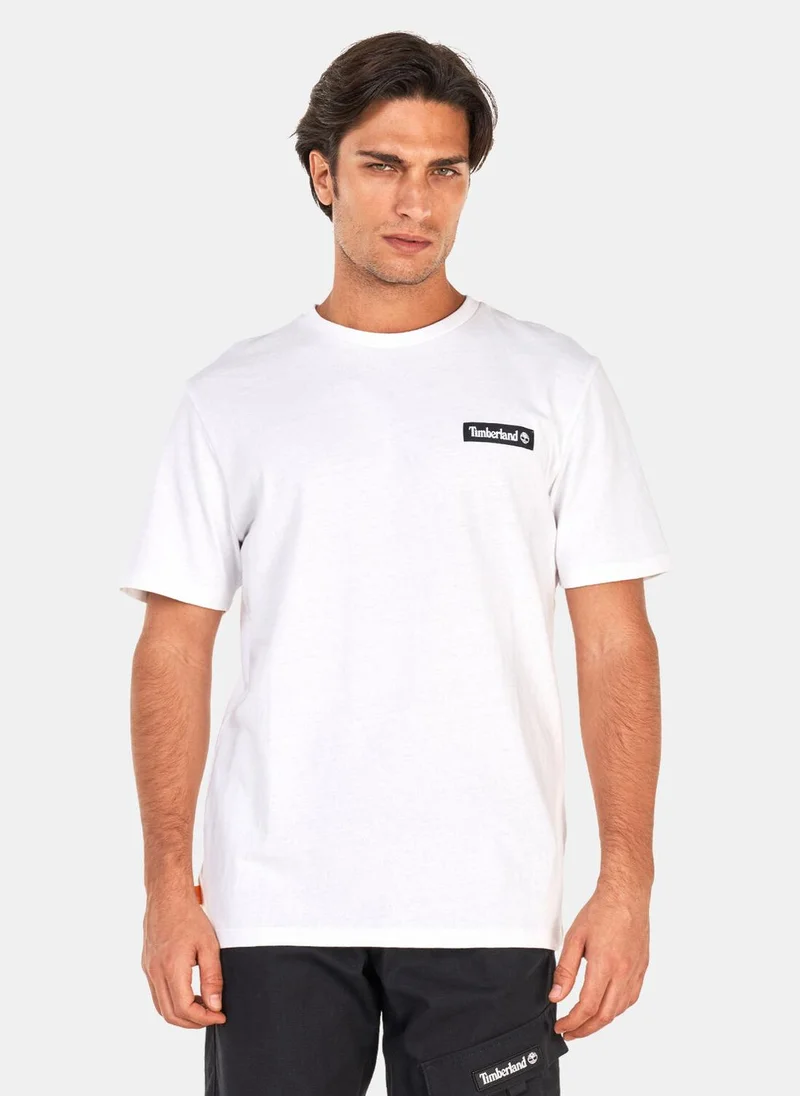Timberland Men's Heavyweight Logo T-Shirt
