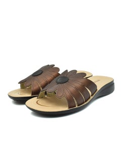 aerosoft AEROSOFT C2001 LADIES BROWN SLIPPERS  - Image 2