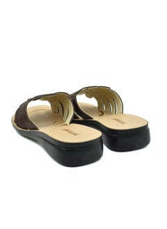 aerosoft AEROSOFT C2001 LADIES BROWN SLIPPERS  - Image 3