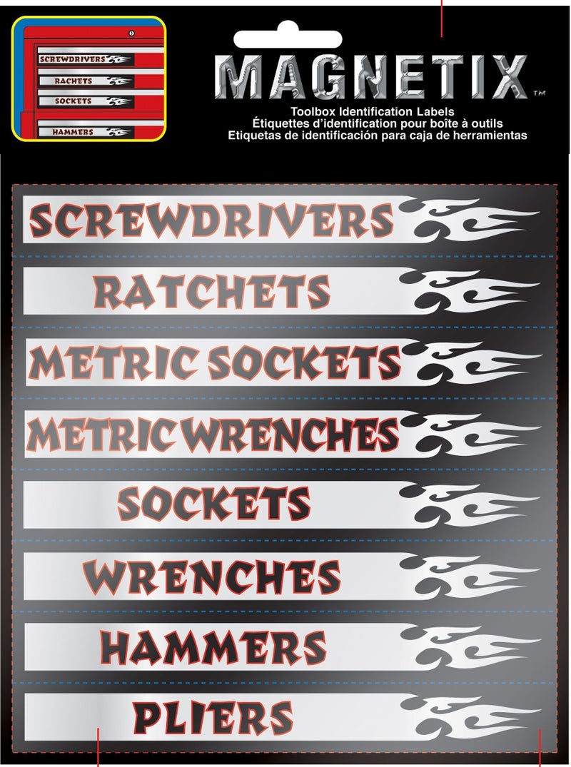 Chroma Chroma 9025 Toolbox Magnet, Silver - Image 1