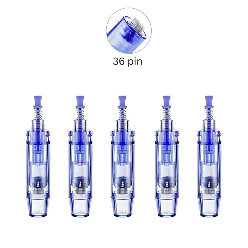 Kostech Dr.Pen & Derma Pen Ultima A6 36 Pins Cartridges Needle - Healthy Care Derma Pen Ultima A6 Electric Micro Needle Pen Bayonet Replacement Parts 0.25 mm - (Pack of 10) - Image 4