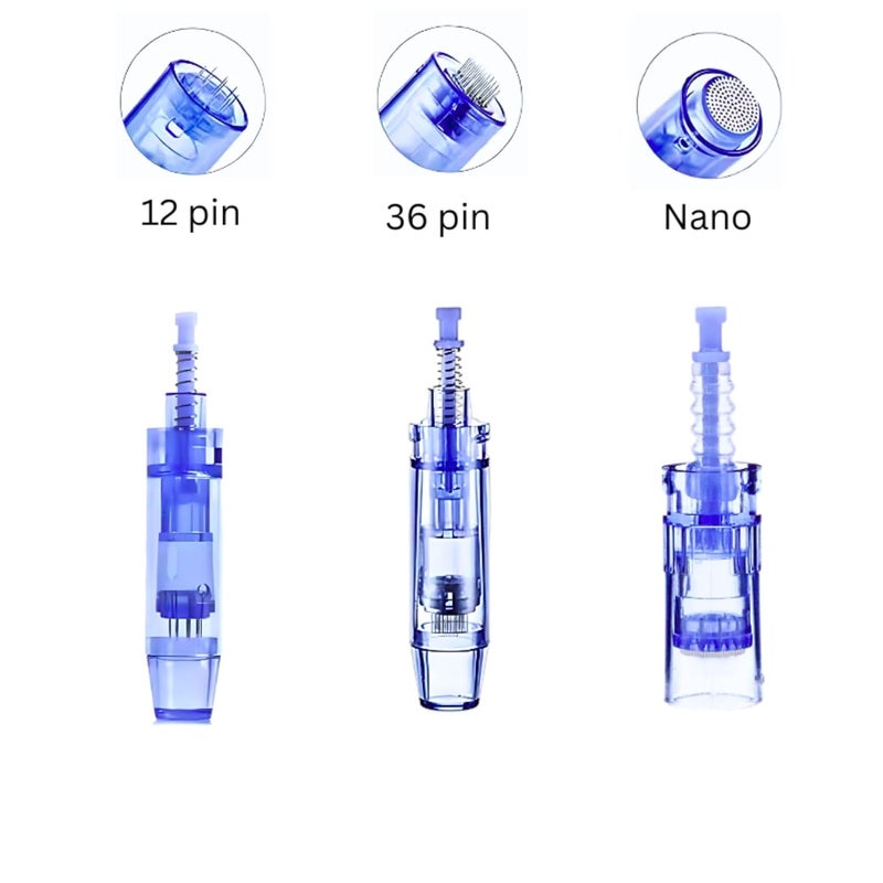 Kostech Dr.Pen & Derma Pen Ultima A6 36 Pins Cartridges Needle - Healthy Care Derma Pen Ultima A6 Electric Micro Needle Pen Bayonet Replacement Parts 0.25 mm - (Pack of 10) - Image 3