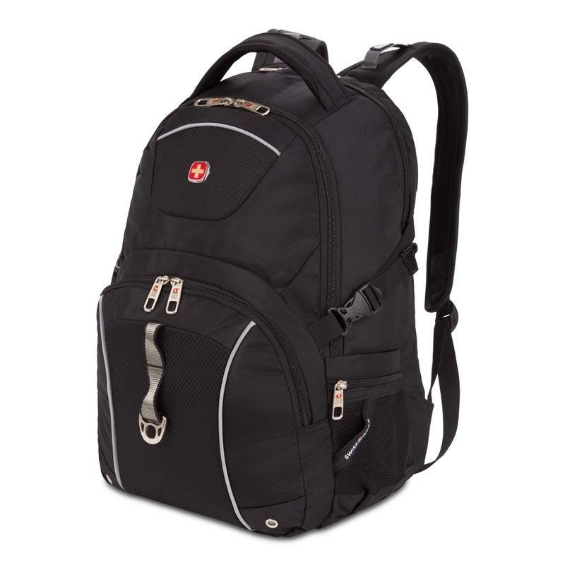 SwissGear 3258 Laptop Backpack, Black, 18.5-Inch - Image 1