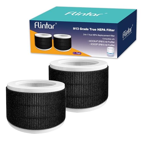 Flintar EPI810 Replacement Filter, Compatible with KOIOS and MOOKA EPI810 Air Purifier, 3-Stage H13 Grade Filtration, 2-Pack - Image 1