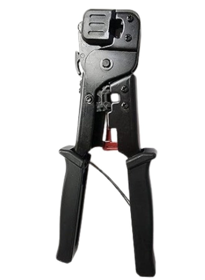 RJ45 Crimp Tool, Telephone Cable Ethernet Cable Stripper Cutter, Multi-Function for Rj45 RJ11 RJ12 Modular Connector - Image 2