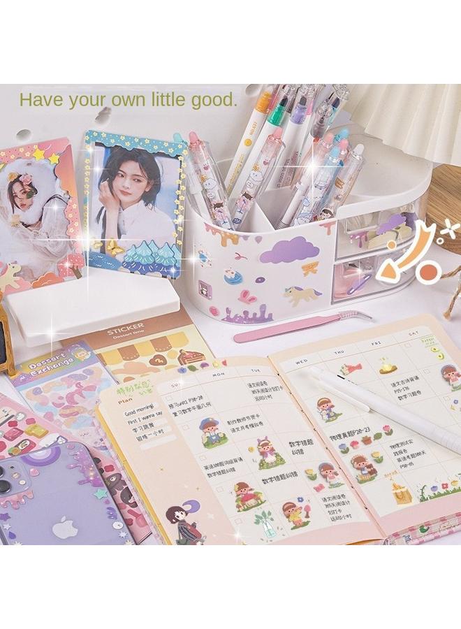 Bluejw Goo Card Sticker With Goo Card Suit Korean Hand Account Sticker Gift Bag Laser Cute High Color Value Wholesale - Image 5