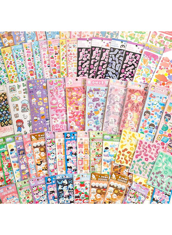 Bluejw Goo Card Sticker With Goo Card Suit Korean Hand Account Sticker Gift Bag Laser Cute High Color Value Wholesale - Image 2