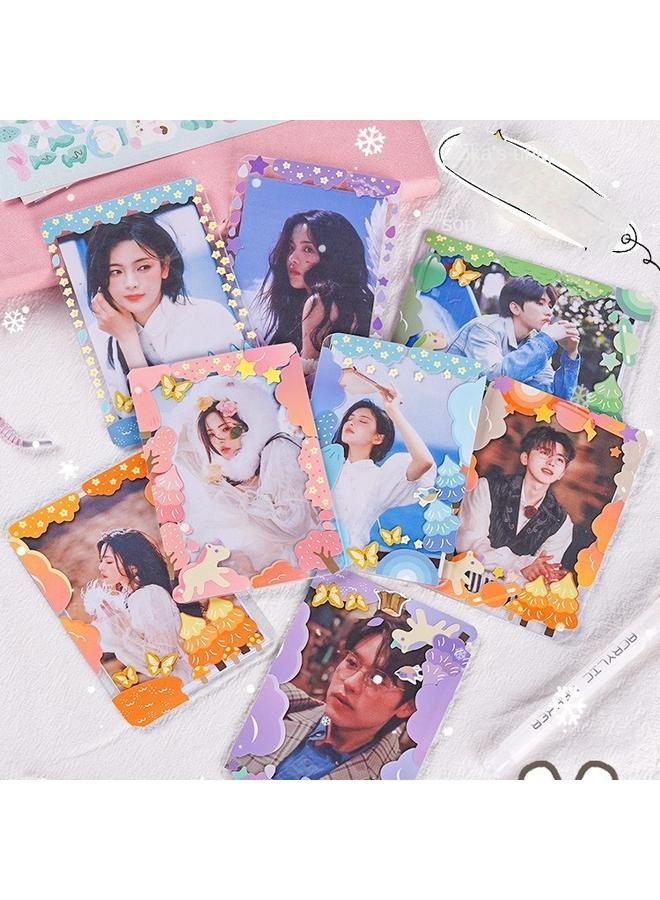 Bluejw Goo Card Sticker With Goo Card Suit Korean Hand Account Sticker Gift Bag Laser Cute High Color Value Wholesale - Image 3