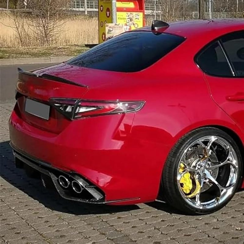 Yurefax سبويلر خلفي لامع أسود يوريفكس لسيارة ألفا روميو جوليا - Image 4