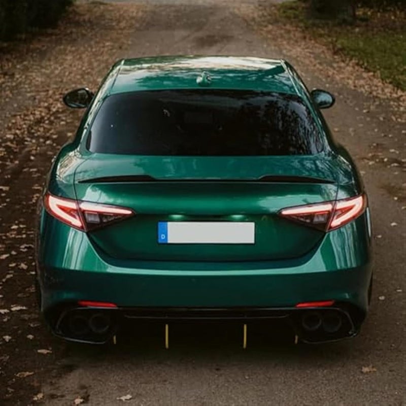 Yurefax سبويلر خلفي لامع أسود يوريفكس لسيارة ألفا روميو جوليا - Image 5