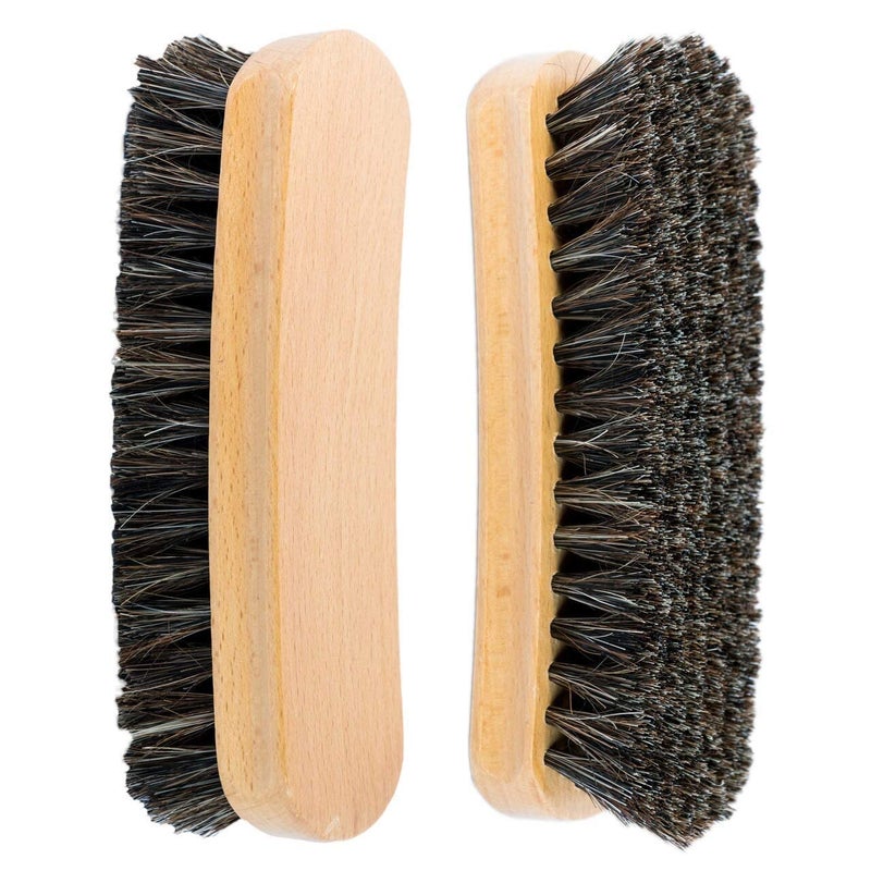 FASH Shoe Polish Brush Cleaning, Shining Duster Shoes Brush Pack of (2) - Image 1