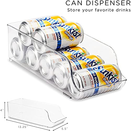 Snazzy Fridge Organizer Bins Freezer Boxes Refrigerator Stackable Food Storage Containers Drawer Organizers For Refrigerator Freezer, Kitchen And Pantry (Pack of 6) - Image 4