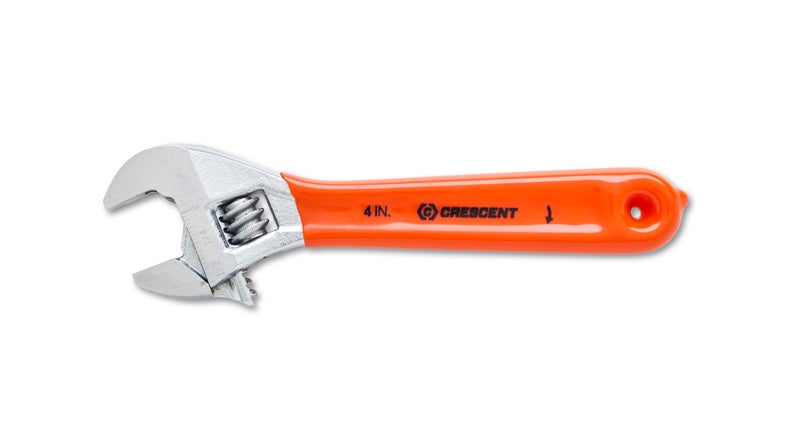 Crescent 4" Adjustable Cushion Grip Wrench - Carded - AC24CVS - Image 1