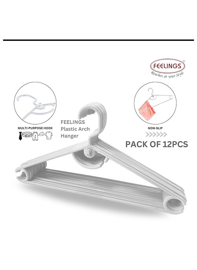 Feelings Feelings Hanger Plst. Arch White 12 Pcs Set  - Image 3