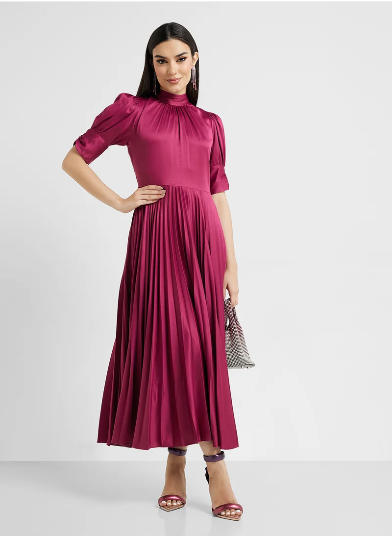 Closet London Pleated Dress