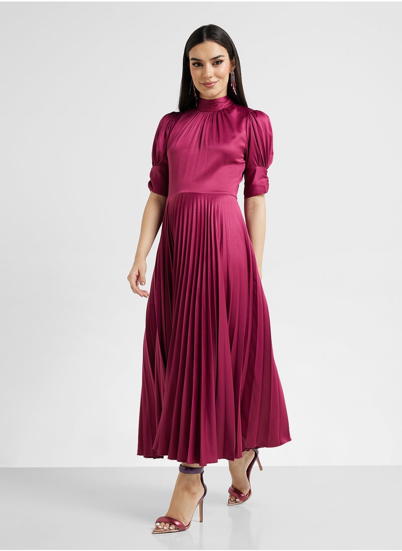 Closet London - Pleated Dress - Image 1