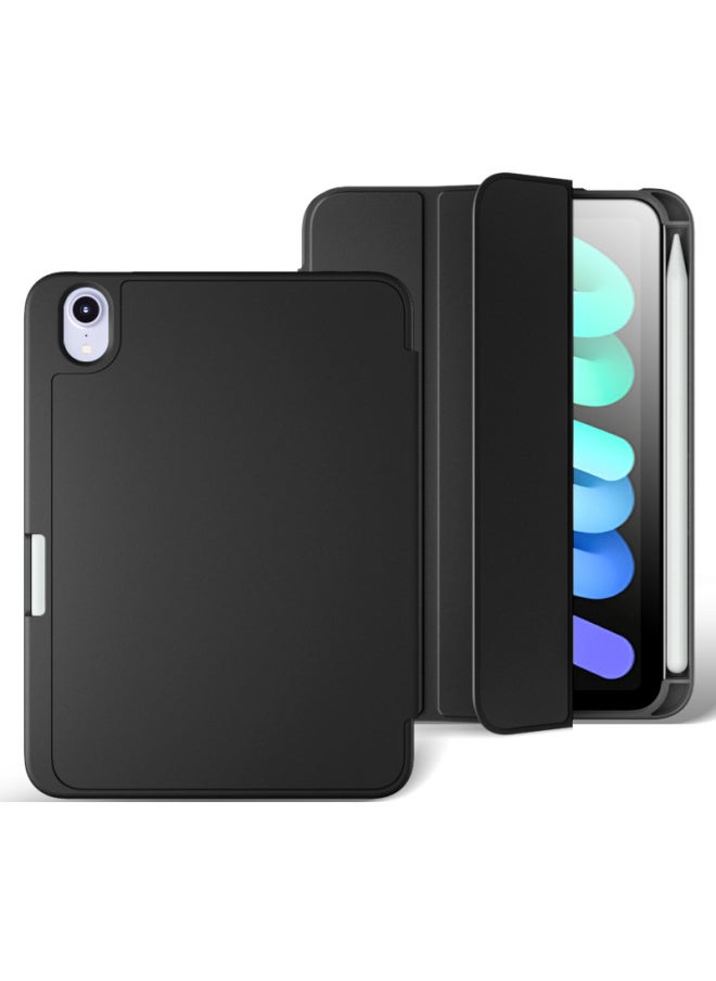 Applicable To 2021mini6 Tablet Ipadpro11 Silicone Air4 Airbag 2020/2019 Aipai 9/8/7 Sets-Color:Noble Black-Applicable Model:Pro7 13 (2024 Model)  - Image 1