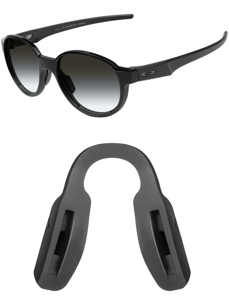 Mryok Replacement Nose Piece Nose Pads for Oakley Metalink OX8153 Eyeglasses - Black Asian Fit - Image 1