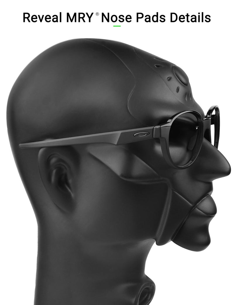 Mryok Replacement Nose Piece Nose Pads for Oakley Metalink OX8153 Eyeglasses - Black Asian Fit - Image 5
