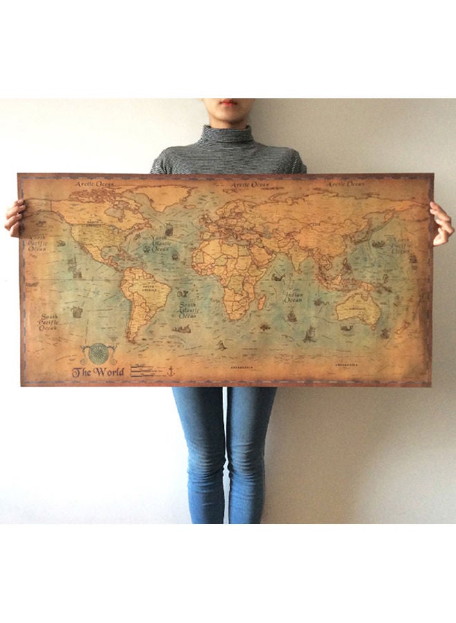 NIBEMINENT Printed Wall Sticker Multicolour 11 x 10 50cm