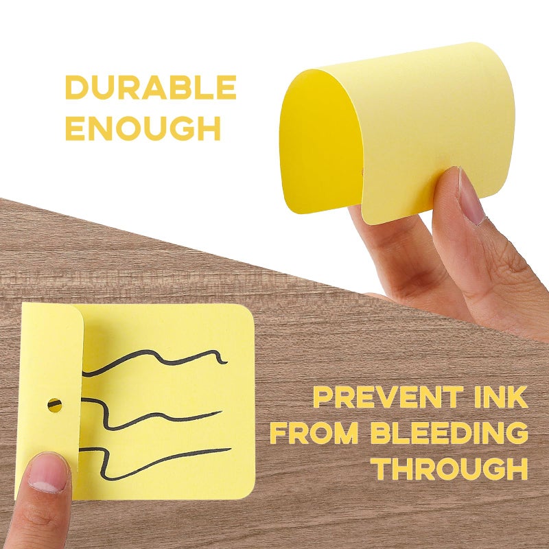 Goefun 300Pcs Colored Index Cards with Ring, Goefun Blank Flashcards, 6 Color 2.2x3.5 Notecards for Studying, Vocabulary Cards, Memos, Bookmark, Greetings - Image 4