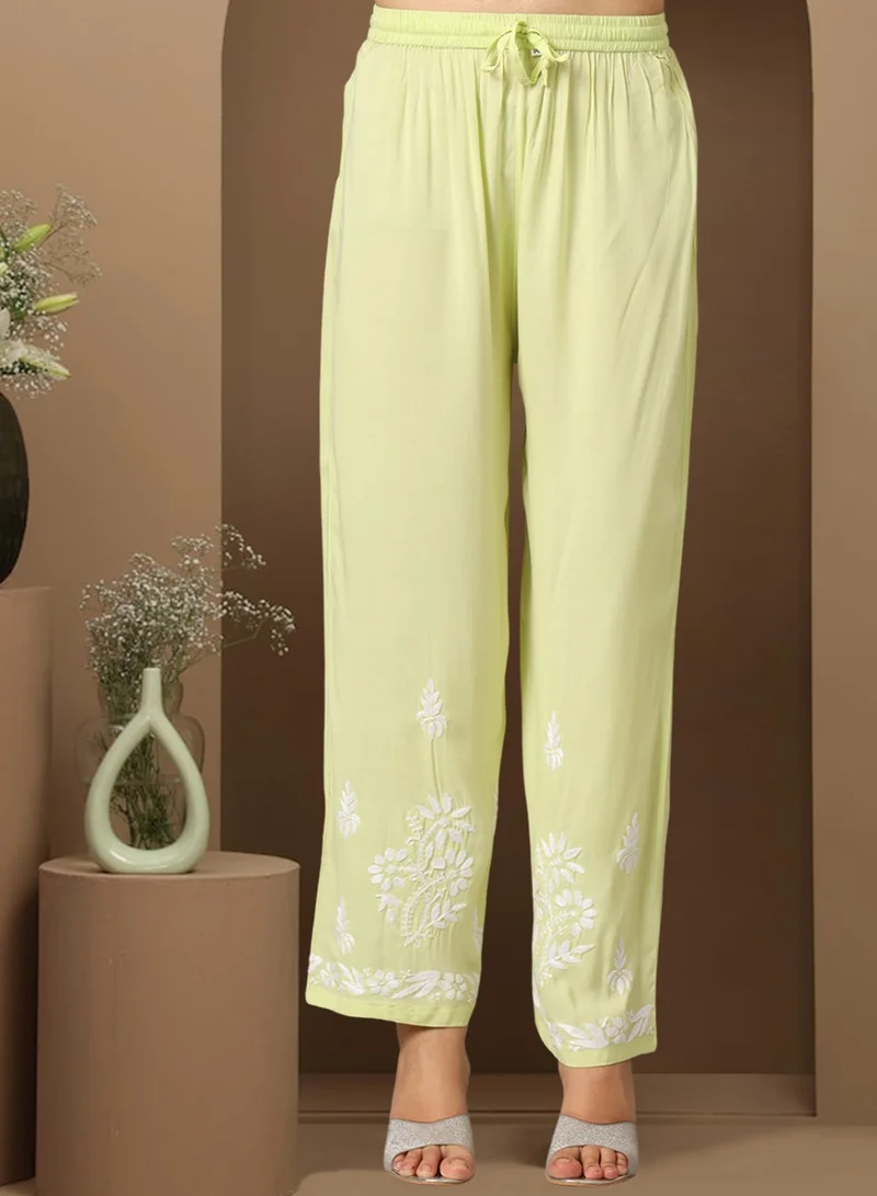 Alaya Women Hand Embroidered Chikankari Modal Kurta Set-AL3600KS