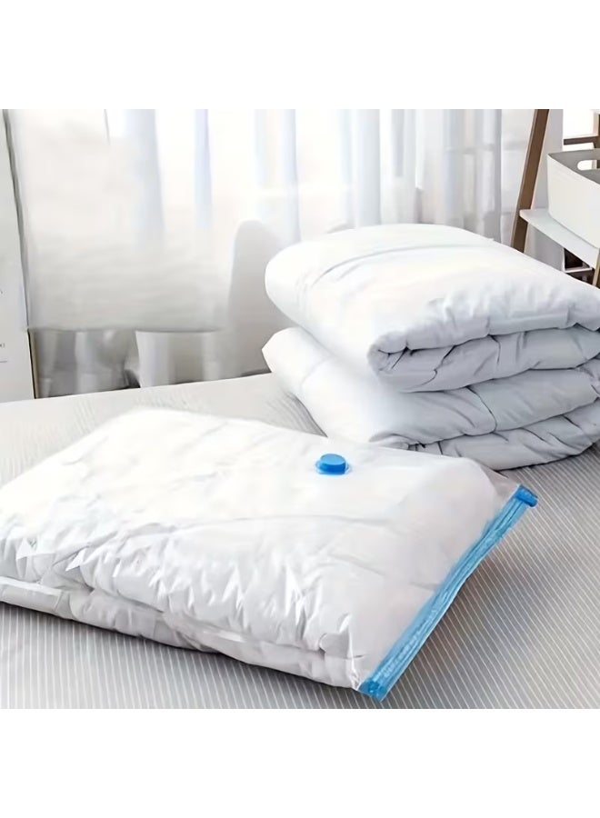 5pcs Extra-Large Vacuum Storage Bags Set (80×100cm) with Manual Pump – Space-Saving Airtight Compression Bags for Bedding, Clothes, Comforters & Moving Storage - Image 1