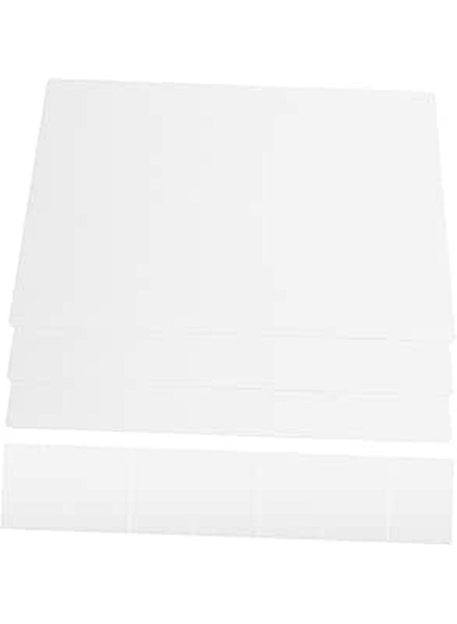 10pcs Dual Sided Printable Flexible Plastic Business Cards For Heat Transfer Sublimation - Image 1