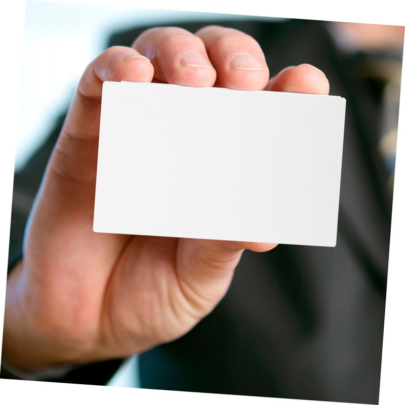 10pcs Dual Sided Printable Flexible Plastic Business Cards For Heat Transfer Sublimation - Image 5