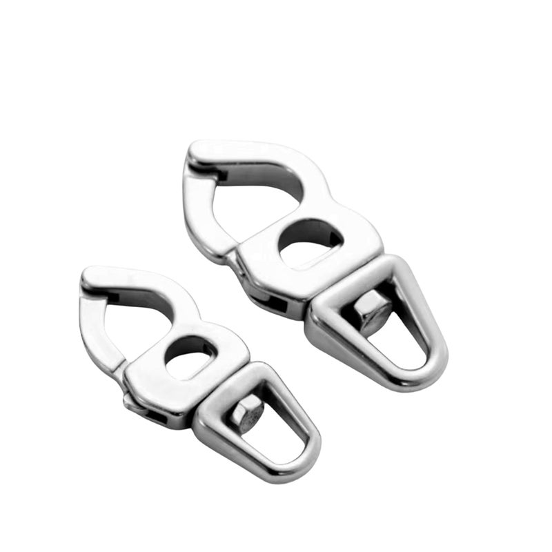 HAIWEN Marine 316 Stainless Steel Quick Release Snap Shackle360 Degree Rotation Sailing Rigging Fast Eye Snap Hook 2Pcs Length101mm4 - Image 2