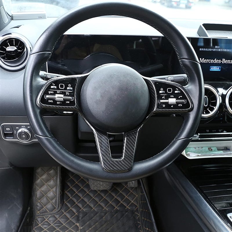 Wivplex Carbon Fiber Steering Wheel Trim for Mercedes-Benz - Image 5