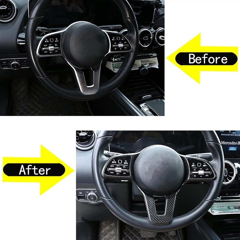 Wivplex Carbon Fiber Steering Wheel Trim for Mercedes-Benz - Image 4
