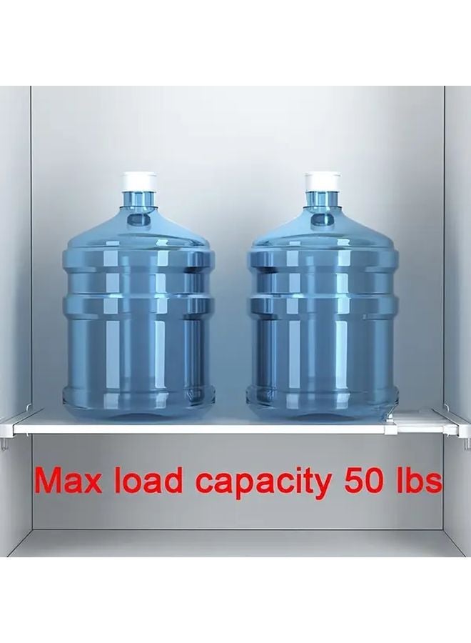 10pcs Transparent Acrylic Shelf Brackets No Drilling Required For Kitchen Cabinets Bookshelves - Image 5