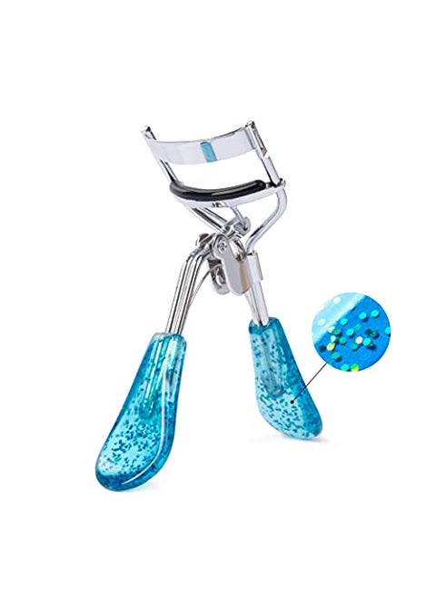 TRIM Azure Collection Eyelash Curler  Curls Quickly and Easily for LongerLooking Lashes  Smooth Opening and Closing Action  EasytoGrip Handles  Eye Pads are Gentle on Lids While Curling