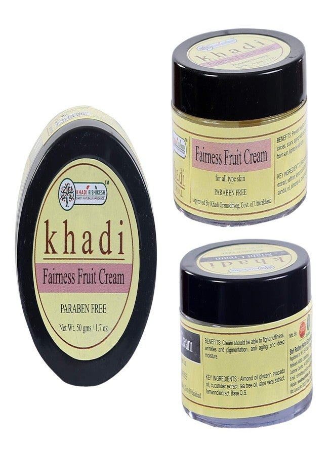 Khadi Rishikesh Herbal Fairness Fruit Cream -50 gm - Image 1