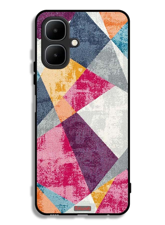 Tolwak Infinix Smart 10 Protective Case Cover Paint Pattern