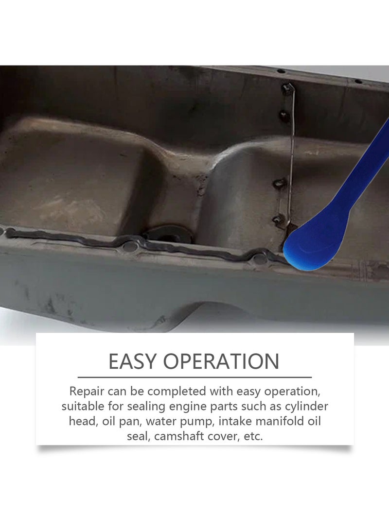 Black Silicone Sealant, RTV Silicone Gasket Maker, High Temperature, Oil Resistance, Seals Engine Parts Such as Cylinder Heads, Oil Sumps, Water Pumps (50g) - Image 5