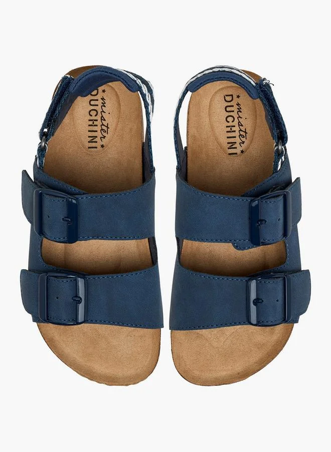 سيد دوتشيني Boys Buckle Accent Hook & Loop Sandals Ramadan Collection